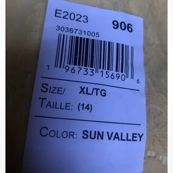 The Children’s Place Girls Yellow Lace Square Neck Shift Dress XL (14) New - Picture 3 of 5